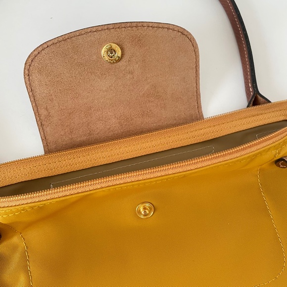 Longchamp Le Pliage Expandable Large Nylon Tote Sun Yellow - Picture 5 of 14